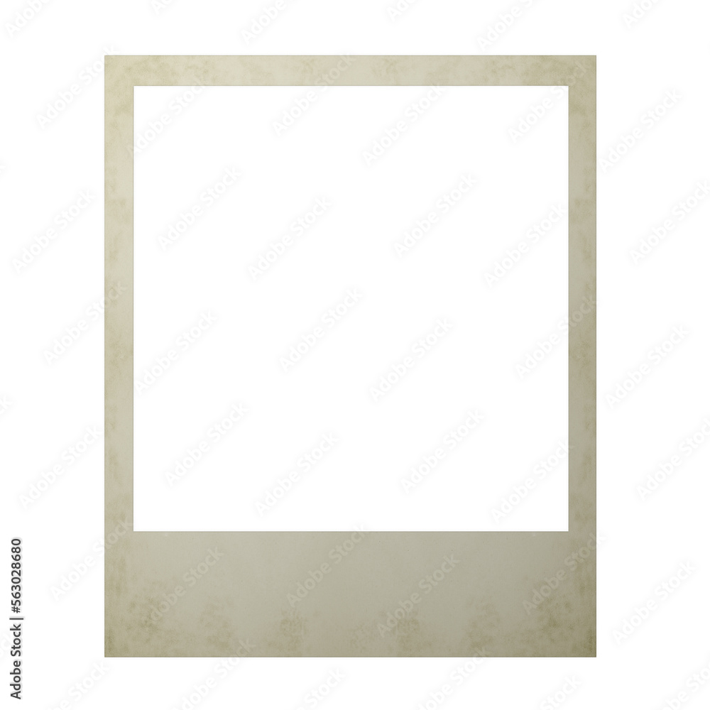 Obraz premium polaroid card blank on the png backgrounds.