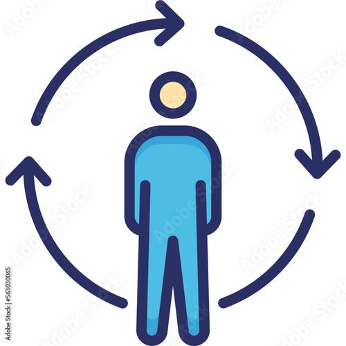 Confidence, encourage Vector Icon

