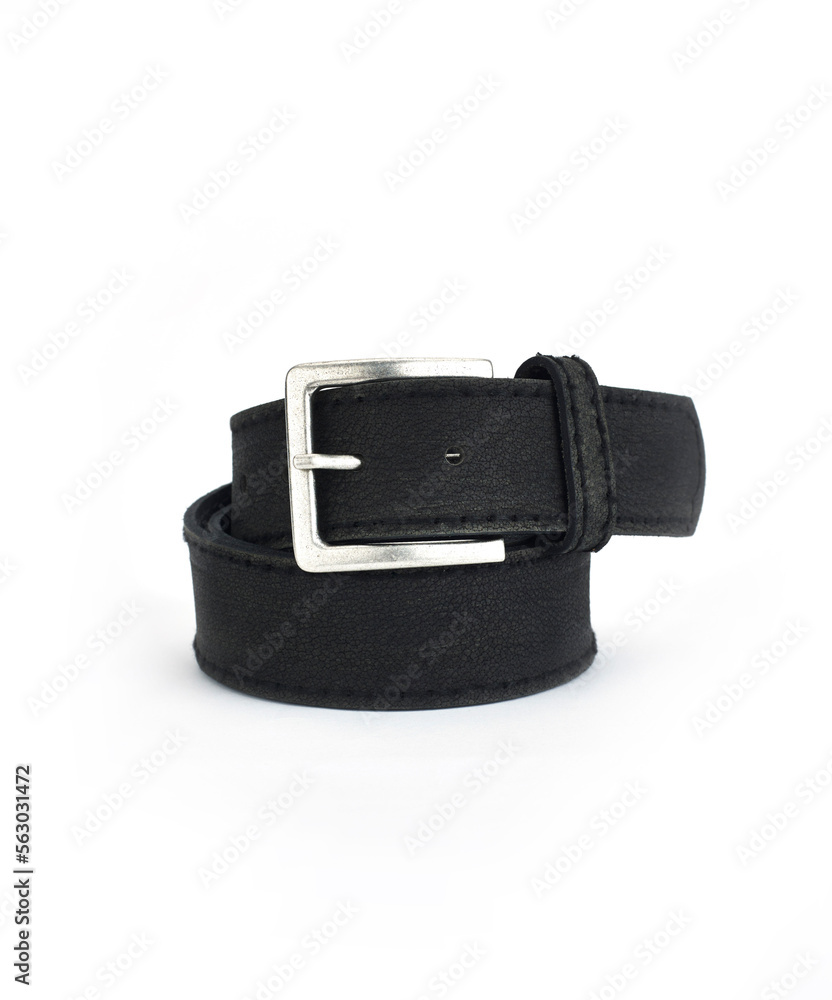 black belt isolated on white black belt isolated on white