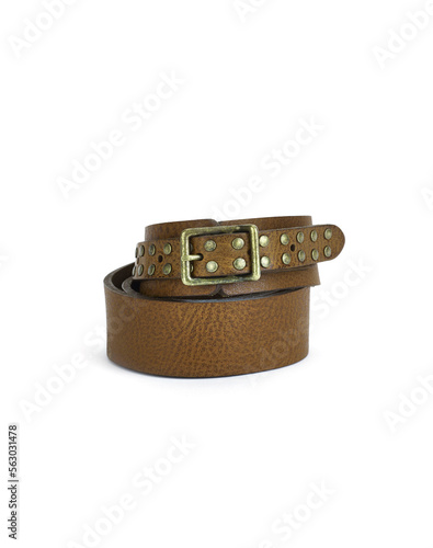 leather belt isolated