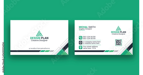 Creative modern business card template	