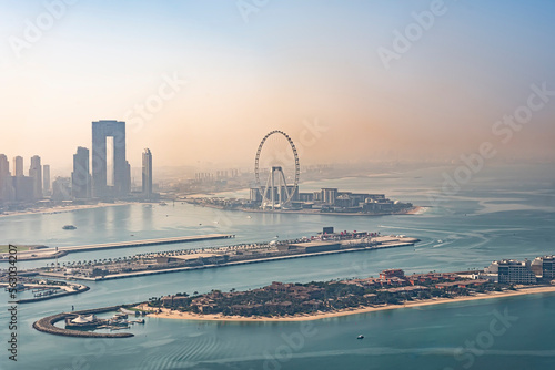 Photography Amazing view of the Ain Dubai in the evening