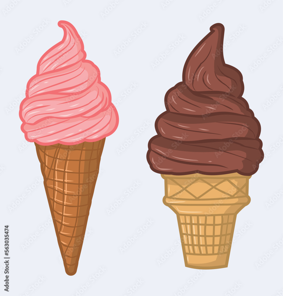 ice cream vector art