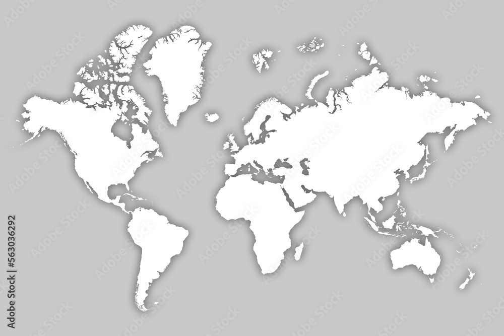 Naklejka premium map of the world