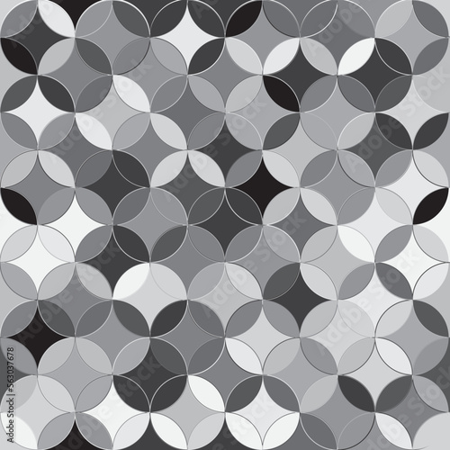 Seamless pattern vector abstract background color random geometric pattern for wall modern design or fabric shirt or gift wrapping papers and pastel color wallpaper or grid line.