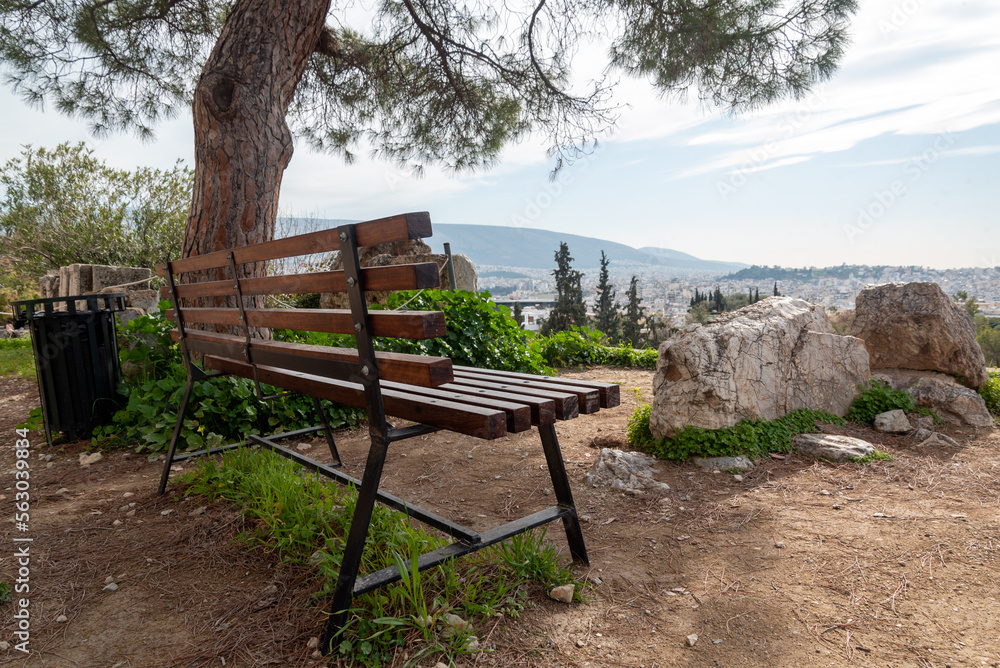 panorama view of Athens Greece and mountains panorama view of Athens Greece and mountains