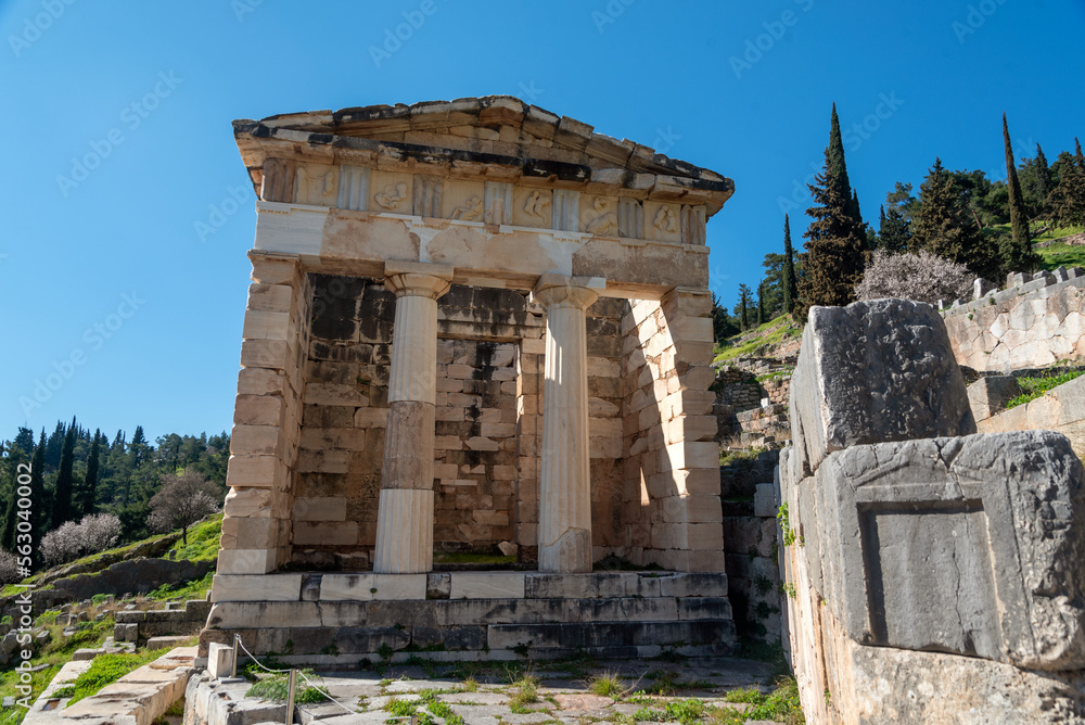 ancient building in Athens Greece