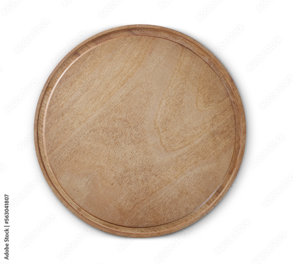 Pizza plate top view, isolated on white Pizza plate top view, isolated on white