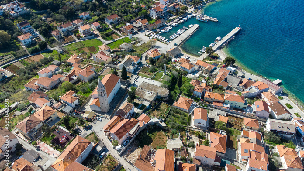 Kali town on island Ugljan in Zadar archipelago, Croatia