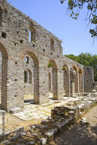 Great Basilica in Butrint National Park, Buthrotum, Albania	
 photo