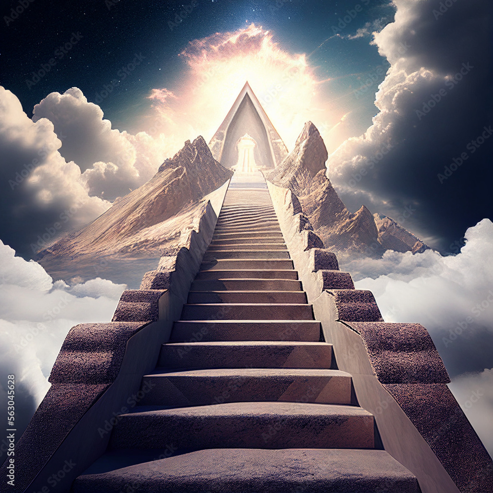 stairway to heaven Stock Illustration Adobe Stock