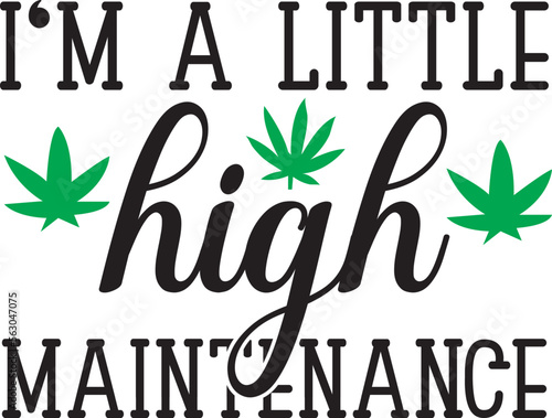 i'm a little high maintenance