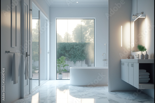 modern bathroom interior