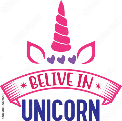 believe in unicorn svg
