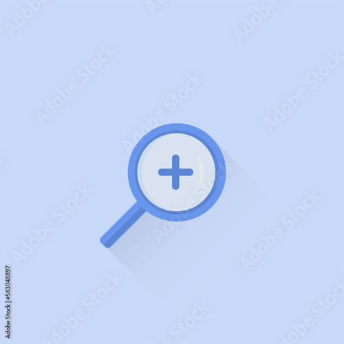 vector magnifying glass zoom icon