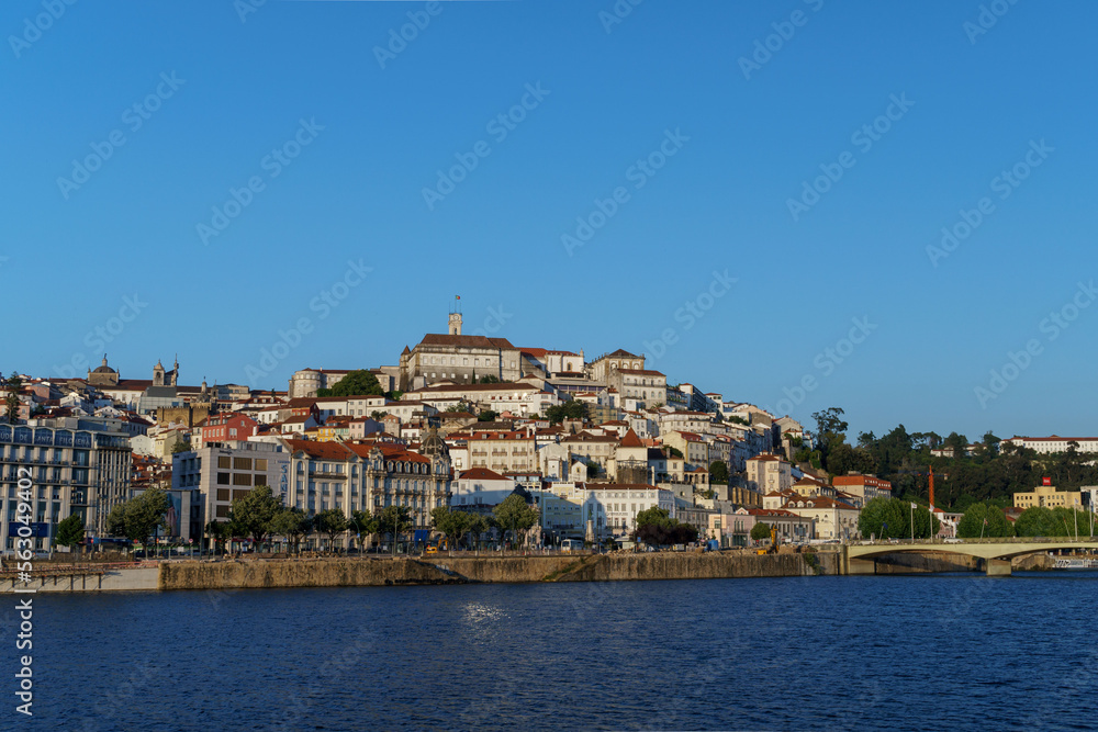 View of Coimbra from the Mondego River, Portugal