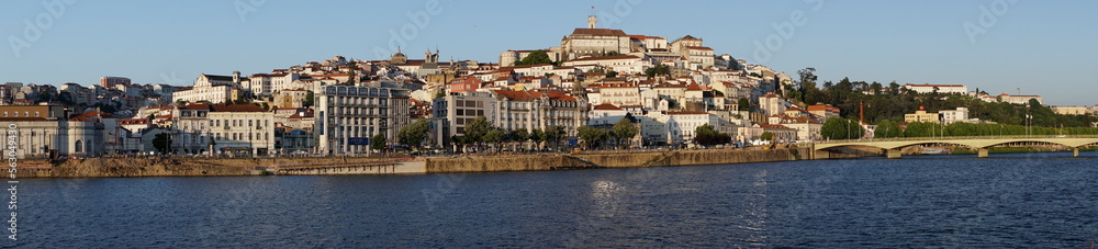 View of Coimbra from the Mondego River, Portugal