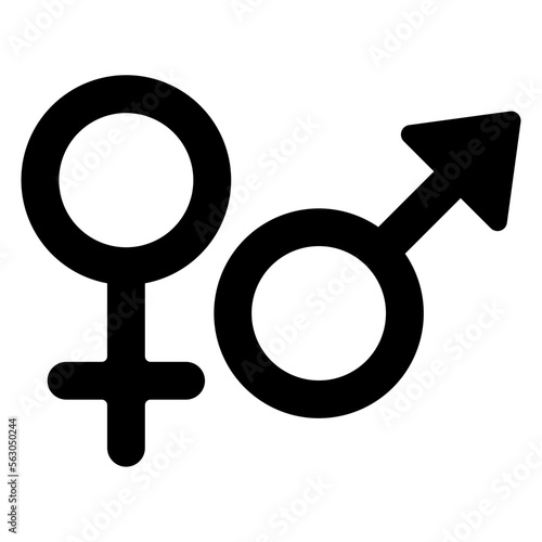 gender sex symbol illustration