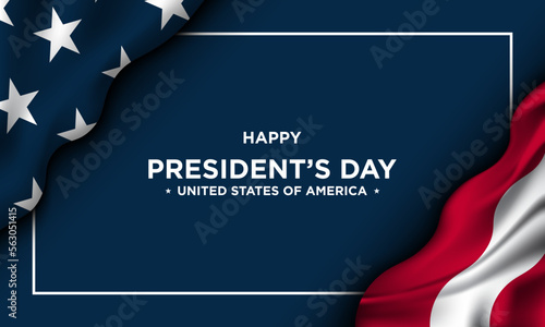 President's Day Background Design.