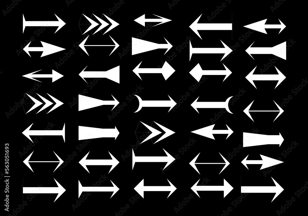 set of arrows set of arrows