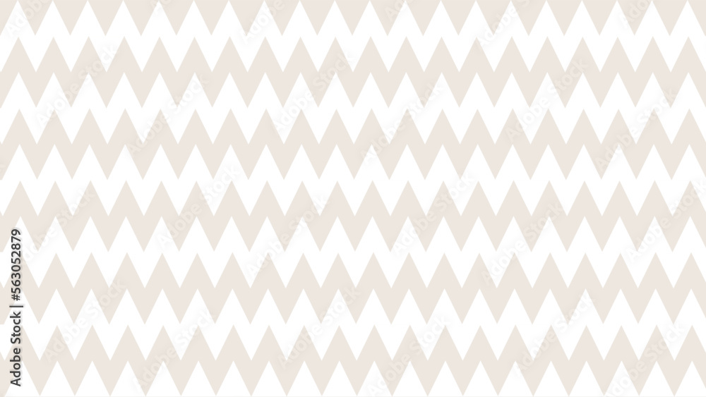Beige with white zigzag background Beige with white zigzag background