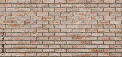 Rusticated Red Brick Stretcher texture wall background