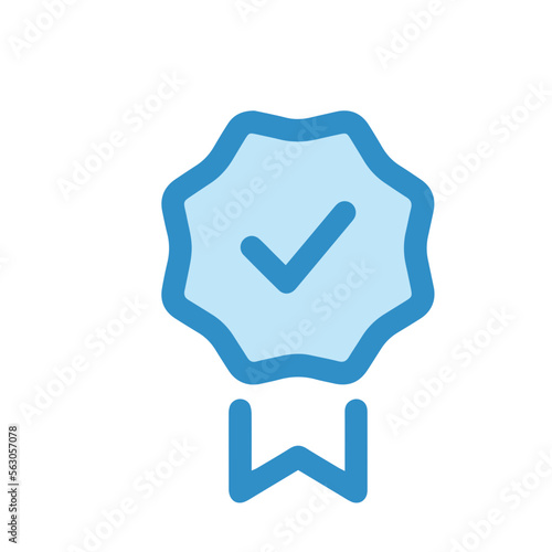 approve line icons vector design