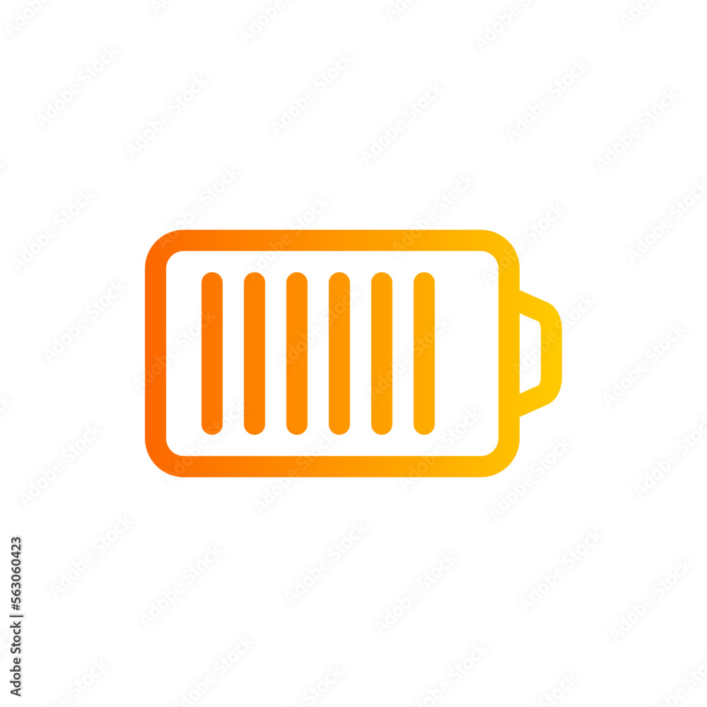 full battery gradient icon full battery gradient icon