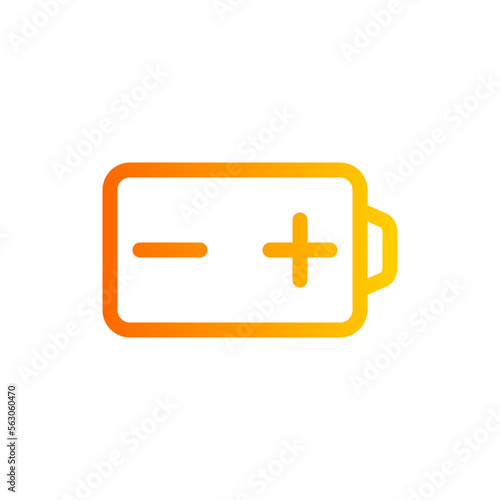 negative gradient icon