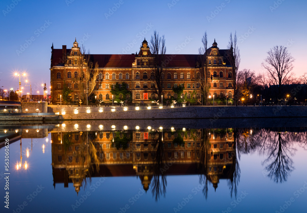 Wroclaw museum building, Poland.
