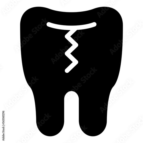 cavity tooth icon