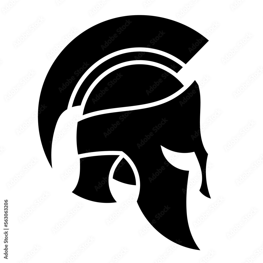 helmet of the spartan warrior symbol, emblem. Spartan helmet logo, vector illustration of spartan shield and helmet, spartan greek gladiator helmets armor. vector icon helmet of the spartan warrior symbol, emblem. Spartan helmet logo, vector illustration of spartan shield and helmet, spartan greek gladiator helmets armor. vector icon