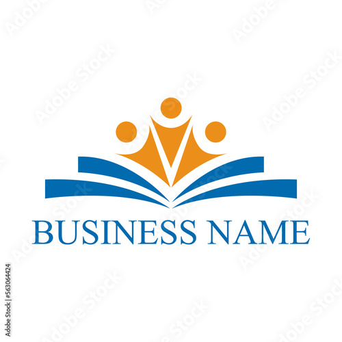 education logo design vector template