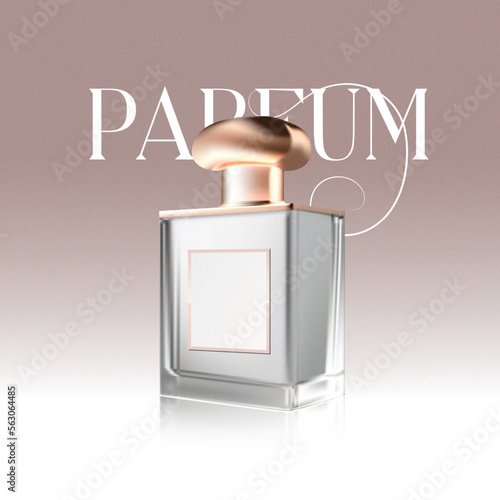 Parfum Vector Illustration. Luxury eau de parfum