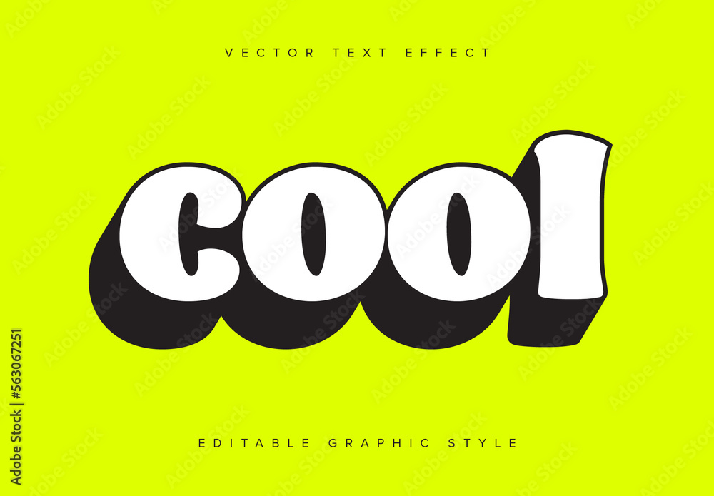 Bold 3d Text Effect Mockup Stock Template Adobe Stock