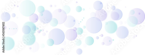 Confetti bokeh gradient glass purple blue