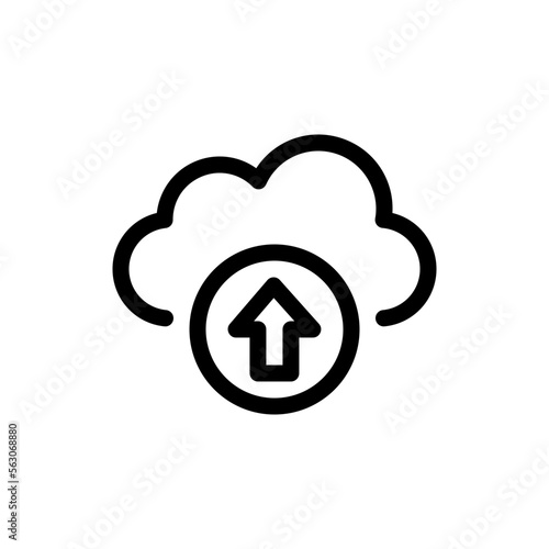 upload line icon