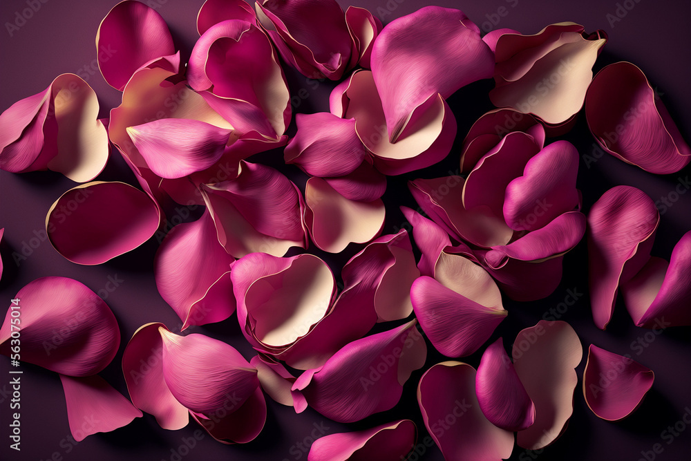 pink rose petals background generative ai pink rose petals background generative ai