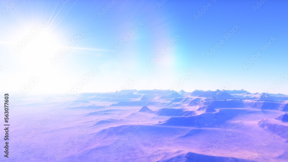 Deserted alien planet
Deserted alien planet