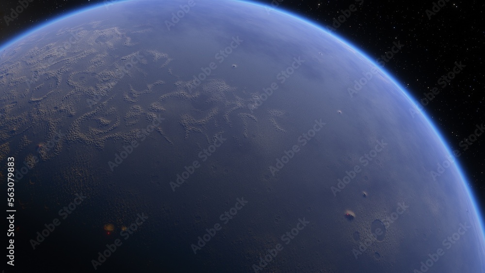 Fototapeta premium Abstract planets and space background 
