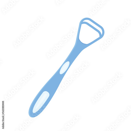 tongue cleaner icon- vector illustration