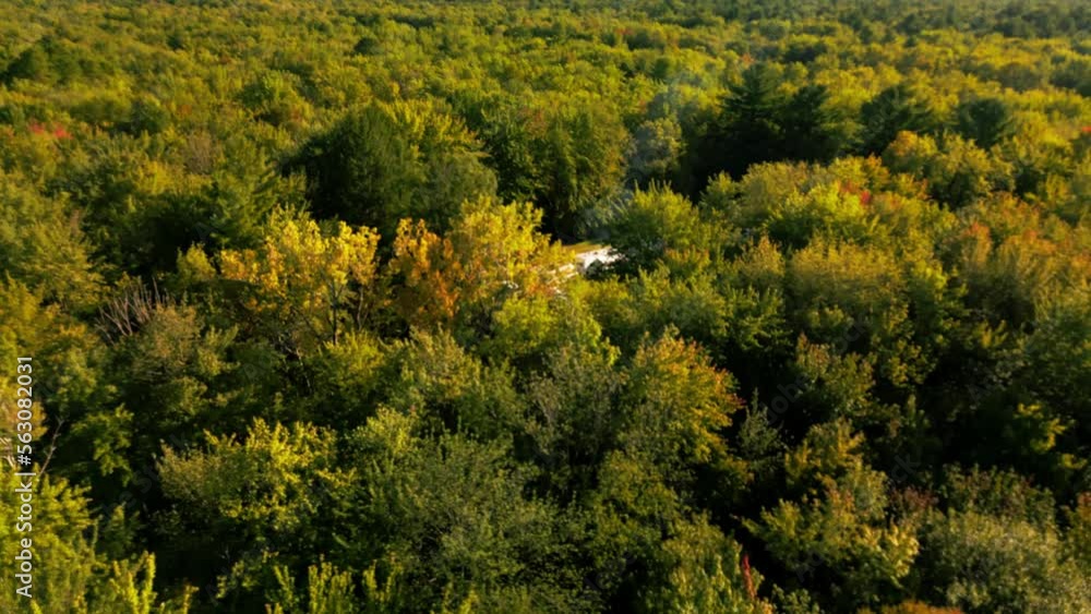 camp sight from drone camp sight from drone