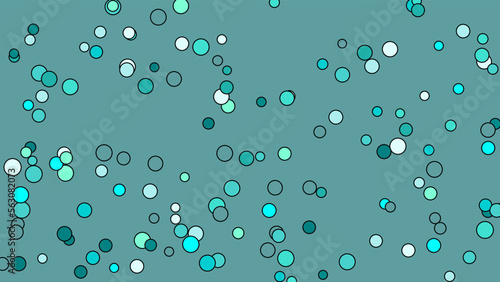 cyan shapes pattern over cadet blue cyan useful as a background