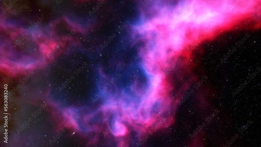 Fototapeta premium nebula gas cloud in deep outer space