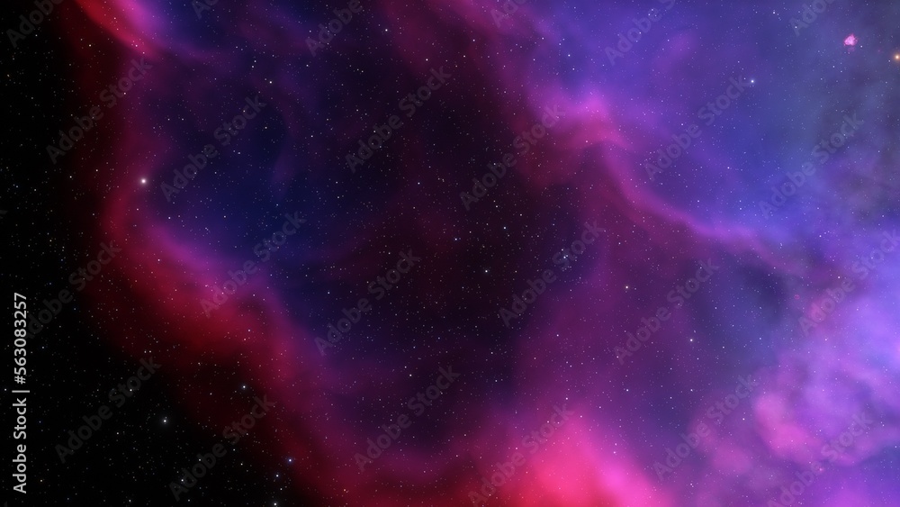 Fototapeta premium nebula gas cloud in deep outer space 