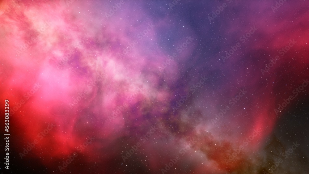 Fototapeta premium nebula gas cloud in deep outer space 