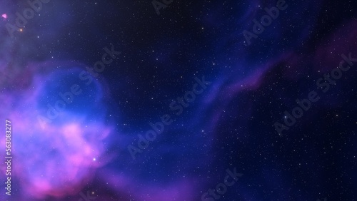 nebula gas cloud in deep outer space 