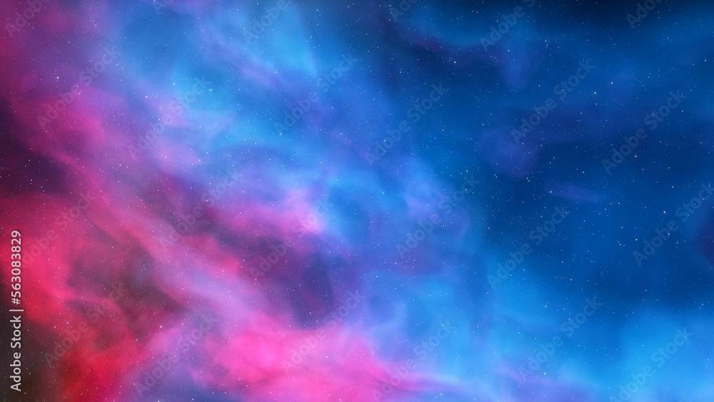 Cosmic background with a blue purple nebula and stars
Cosmic background with a blue purple nebula and stars