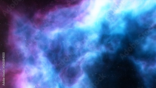 Night sky - Universe filled with stars, nebula and galaxy 