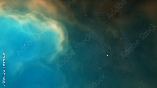 nebula gas cloud in deep outer space 